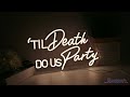 Britrio Til Death DO US Party Neon Light Sign for Wedding Reception Party Bridal Shower Backdrop