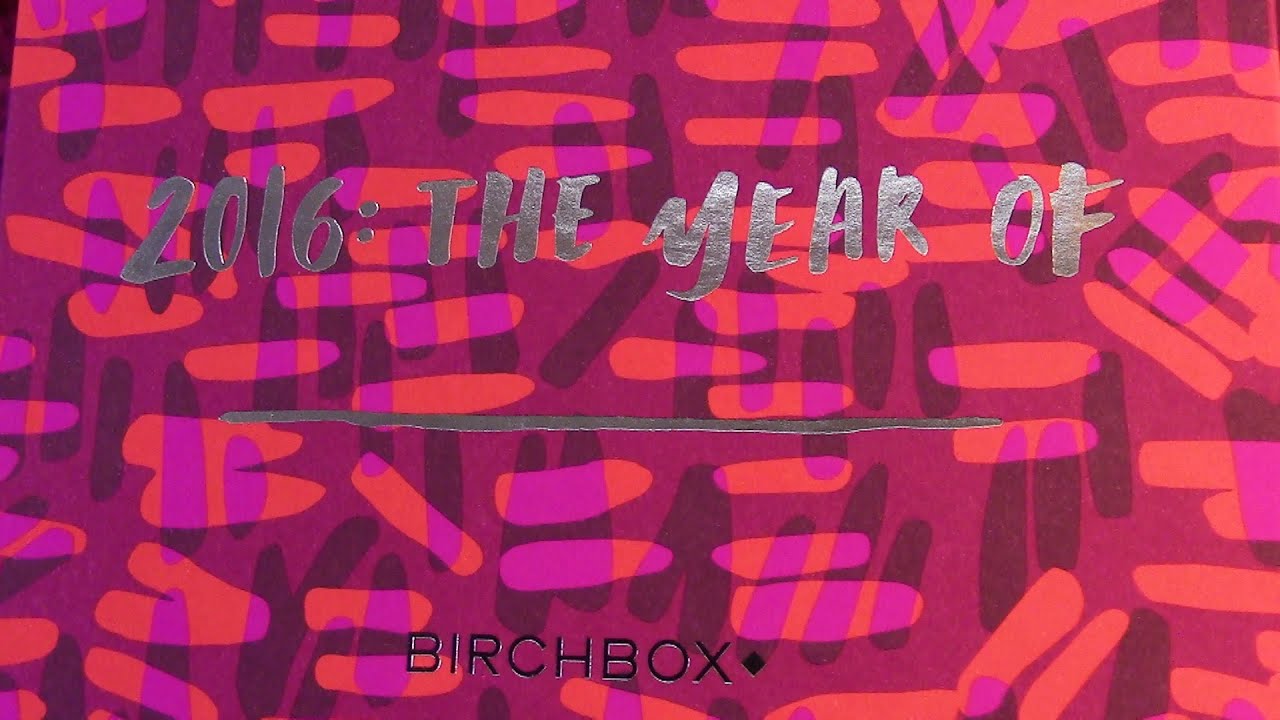 BIRCHBOX JANUARY 2016