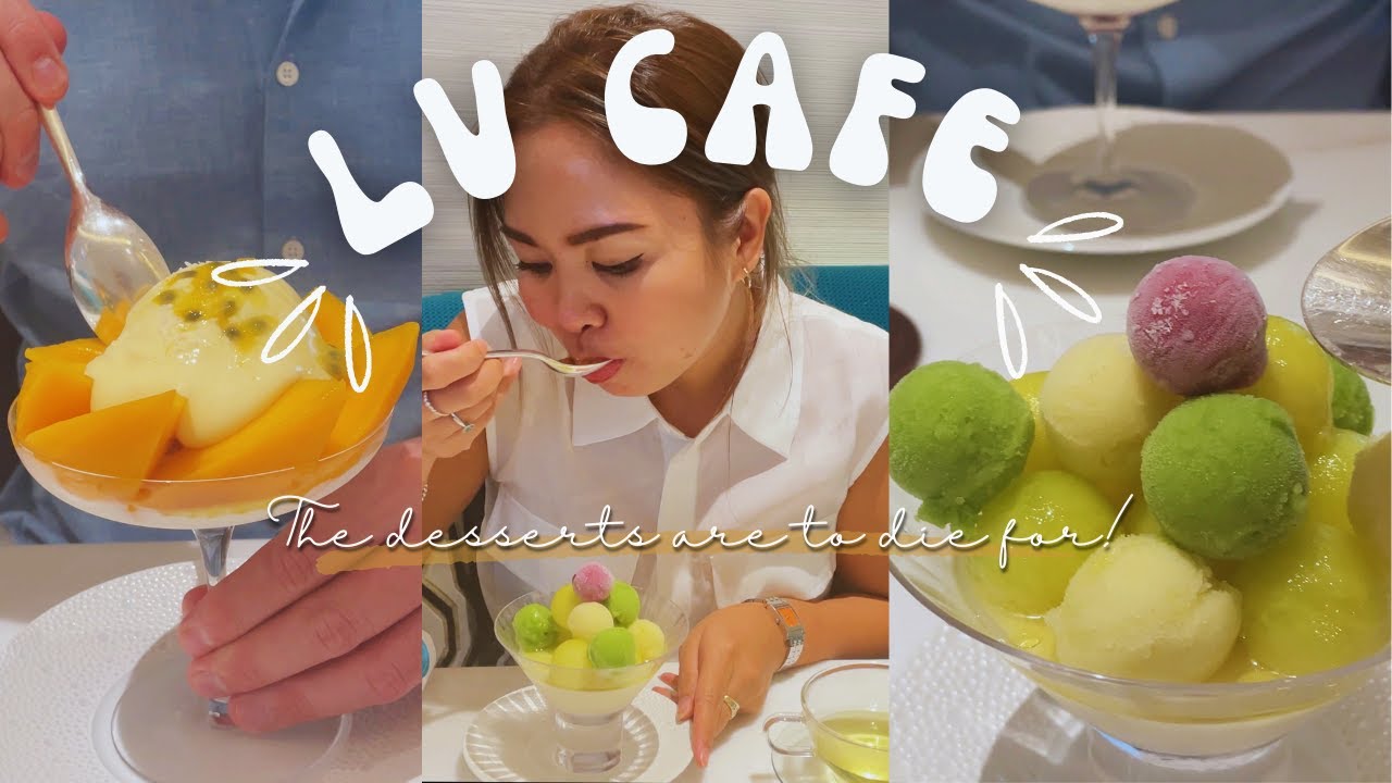 EXPERIENCE DINING IN AT LV CAFE WITH ME LV CAFE IN TOKYO GINZA VLOG YouTube