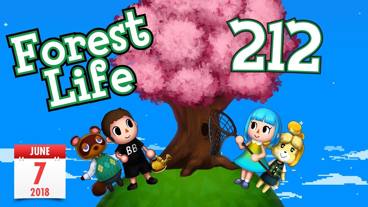 lets play a little game Animal Crossing: Purple Rain - 212 - Forest Life (June 7th, 2018)