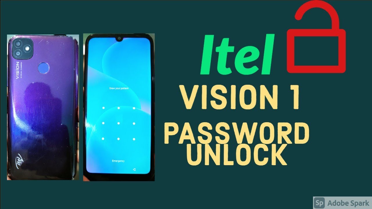 iTel Vision 1 Reset Password Pattren | p36 Play iTel 6005 Forget Password How to Remove