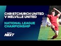 Football: National League Christchurch United v Melville United