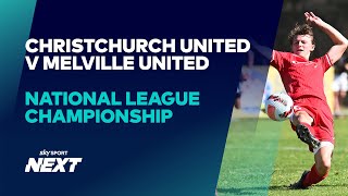 Football: National League Christchurch United v Melville United