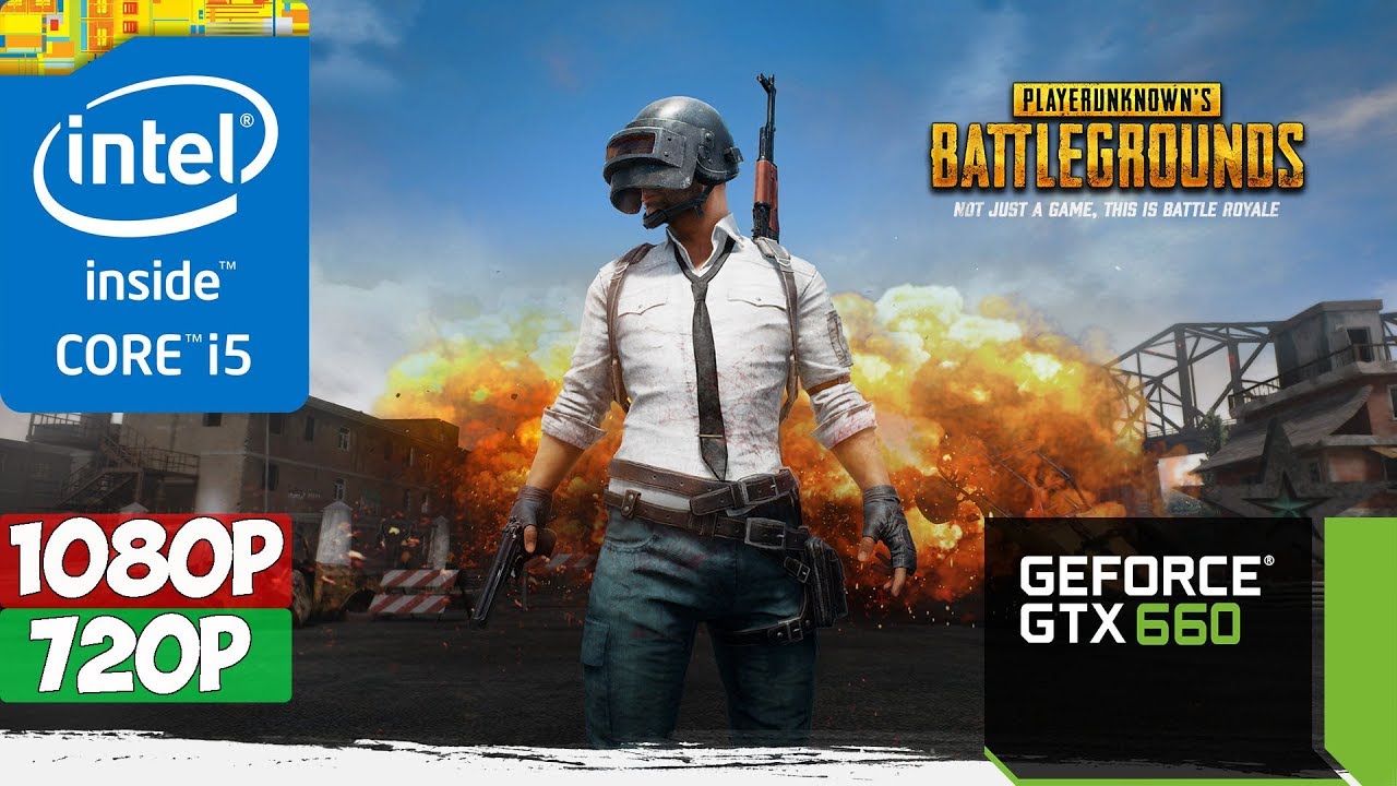 PLAYERUNKNOWN'S BATTLEGROUNDS (i5 3570 + GTX 660) 1080p - 720p -  Low-Ultra Setting.