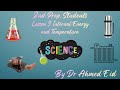 Prep. 2 - Unit 1 - Lesson 3 -  Internal Energy And Temperature