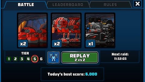 Raid tier.5 (2v2)/ heat 2x+2x mechs , heat boss - How know !