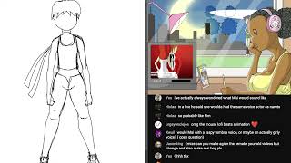 Emezie Streams: Drawing [Ninja Girl Mai] model sheets!