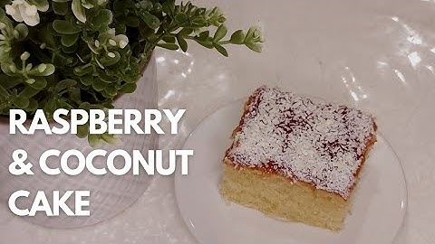 Quick & Easy Raspberry And Coconut Sponge Cake