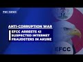 EFCC Arrests 41 Suspected Internet Fraudsters In Akure