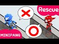Learn colors with miniforce  minipang rescue mission rescue the gorilla  minipang tv 3d play