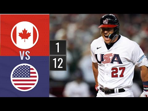 Resumen Canadá vs Estados Unidos | Clásico Mundial 13-mar