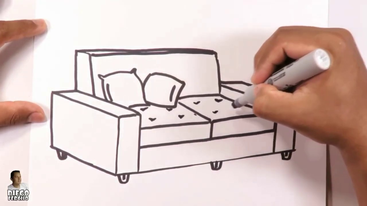 Tutoriel - Construction de (CANAPÉ) en |DESSIN| 3:00 MIN (TUTO) - YouTube