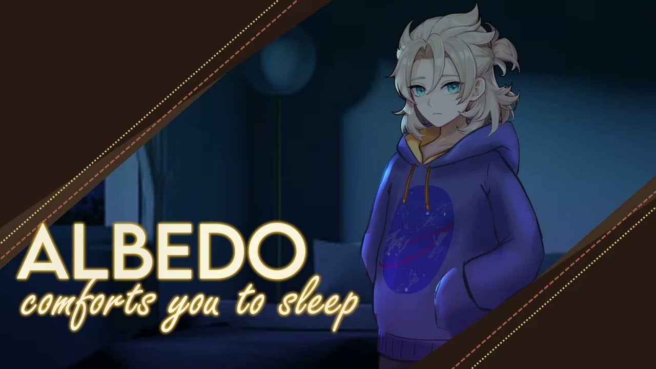 German Roommate Albedo comforts you to sleep