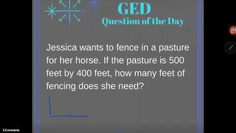 GED® Math Prep: Perimeter Word Problem