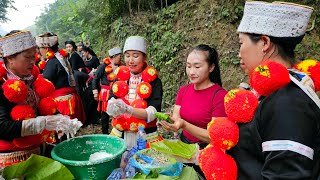 Harvest bamboo shoots goes to the market sell - Make ant egg cakes with everyone | Ly Thi Tam