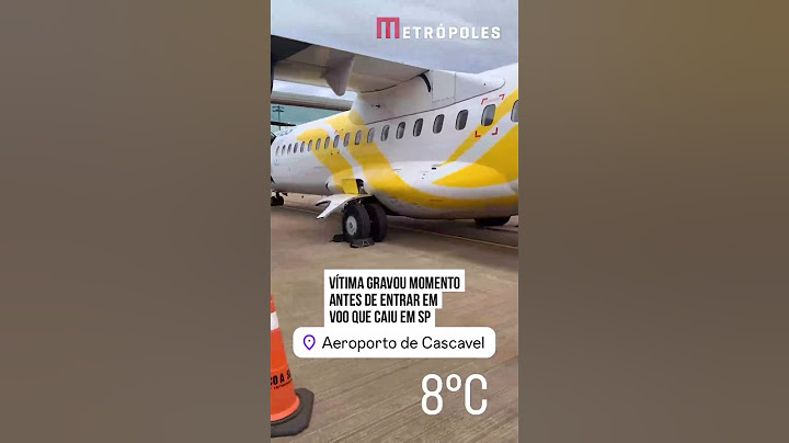 Vítima gravou momento antes de entrar em voo que caiu em SP