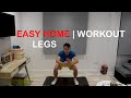 Easy legs workout at home  join me 