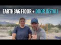 Earthbag Hyperadobe Floor - Earthen plaster FAIL.