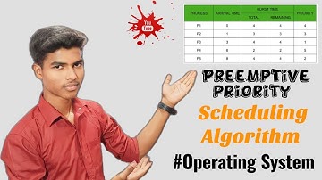 Preemptive Priority Problem in Scheduling Algorithm✅ |#Operating Systems|#tamil |@VJ_Solutions_2.0