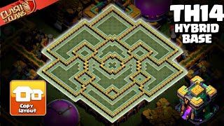 New Town Hall 14 (TH14) Hybrid Base Design 2026 – Anti Meta Layout Breakdown! Clash of Clans