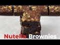 How To Make 5 Ingredients Nutella Brownies