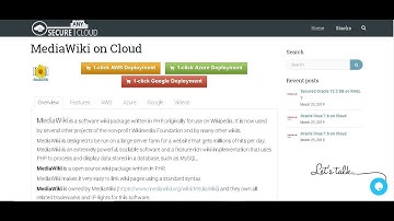 secured MediaWiki on Windows 2012 R2 Deploy on Azure , AWS and Google Cloud Platform.