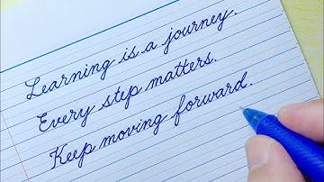 Cursive Writing Quote 20 | How to write in cursive | Cursive Handwriting Practice | Cursive Letters