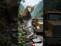Excavator in Action Meets Giant Python – Shocking Scene!