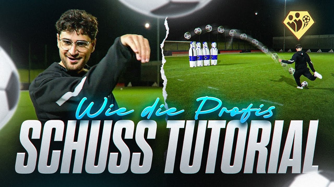 SIDNEY bringt UNS bei wie PROFIS SCHIESSEN!🤩🚀 SO geht jeder Freistoß rein👀