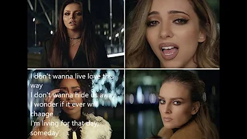 Little Mix -Secret Love Song [Without Jason Derulo] (Lyrics + Pictures)