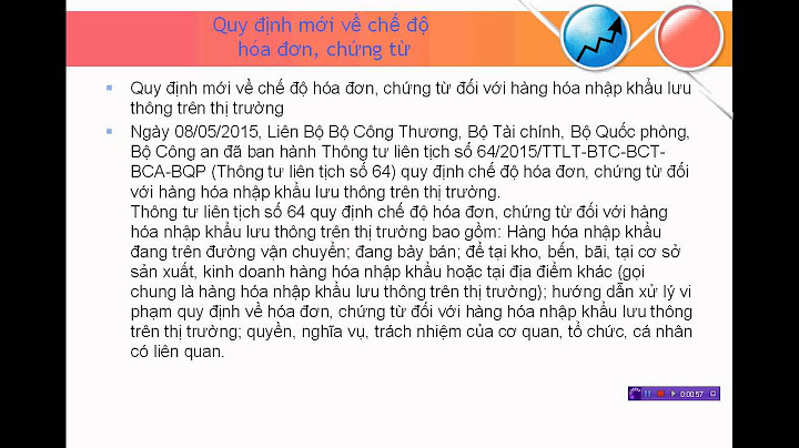 Hóa đơn chứng từ hàng hóa lưu thông năm 2024