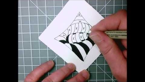 Zentangle - Stripping