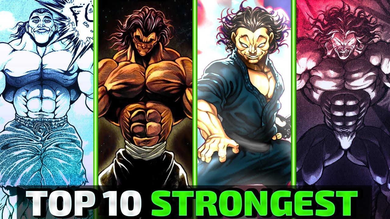 Top 10 personagens mais forte de baki.Top 10 strongest characters in b