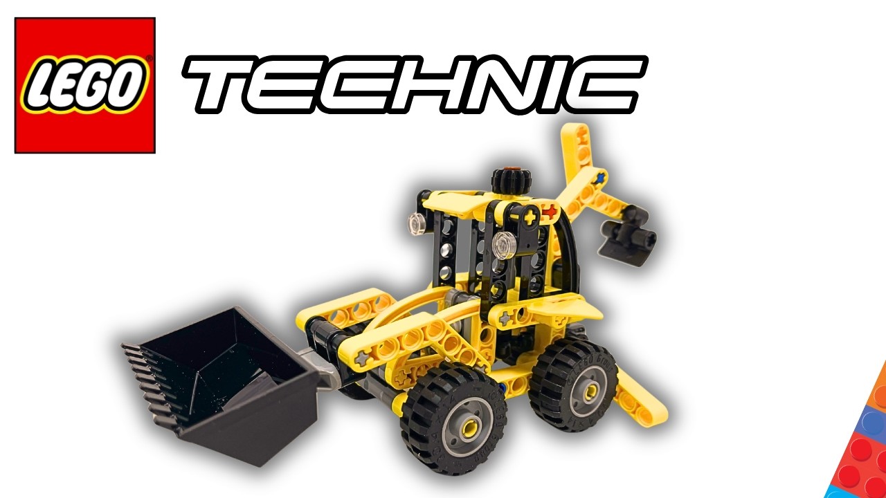 Lego Technic #42197 Backhoe Loader (Build/Review) - YouTube