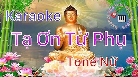 Karaoke - Nhạc Sống - Tạ Ơn Từ Phụ  - Tone Nữ -  Karaoke Đức Toàn 2021