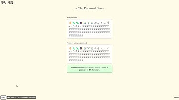[TAS] The Password Game in 3.152s