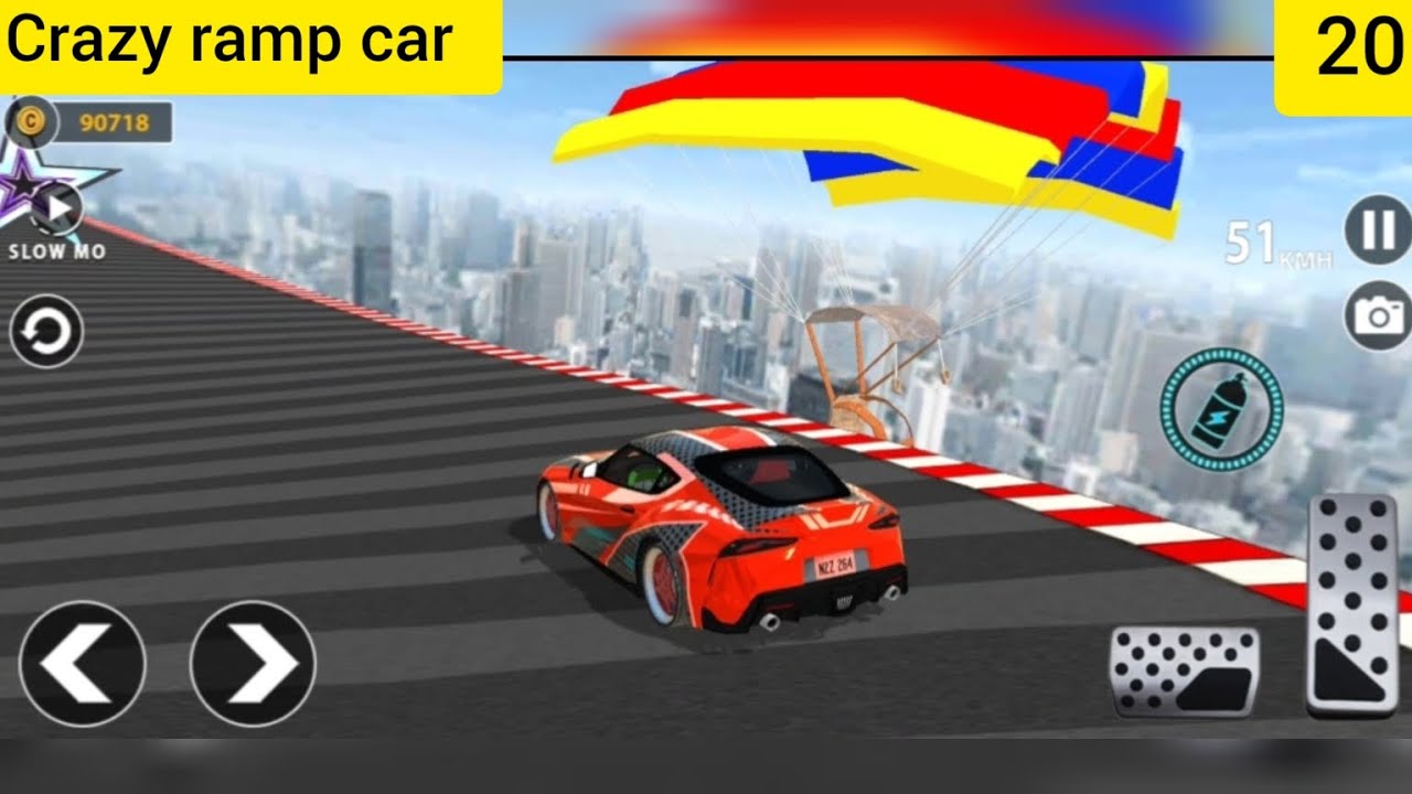 Crazy Ramp Crazy ramp car gameplay walkthrough part 20🥇(Android) - YouTube