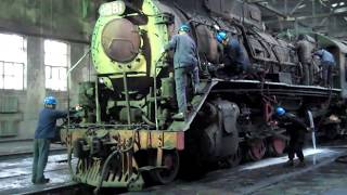 China's Last Steam Locomotive Shed  Sandaoling 2017  Not As Cold As Last Time