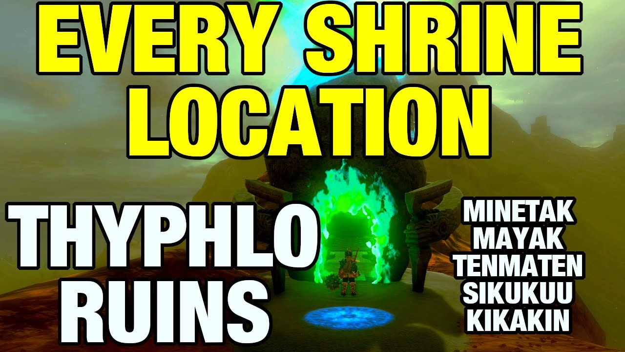 Zelda Breath of the Wild Shrine Locations