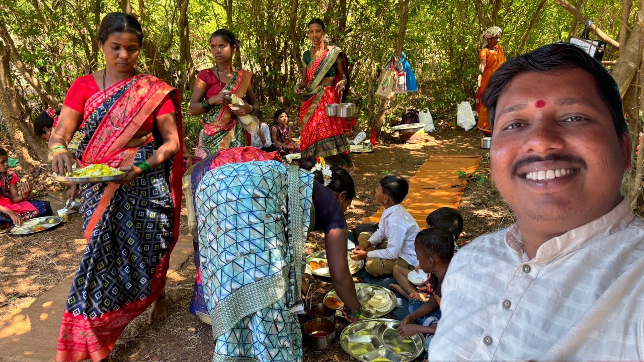 कोकणातील गावच्या शाळेचा वनभोजन कार्यक्रम 😍| Kokan Village Vanbhojan | S For Satish | Ambavali, Kokan