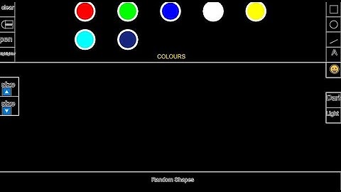 p5.js Paint App Trailer (as of Update 1.6)