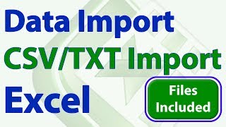 import series - import csv txt file into excel