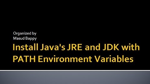Java Bangla Tutorial Part 03 || Install Java