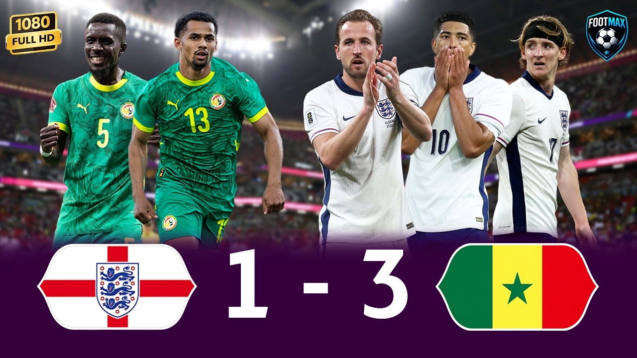 Senegal Shocked The World & Destroyed England 😱🔥⚡ ❮ Senegal (3-1) England ❯ | Historic Comeback