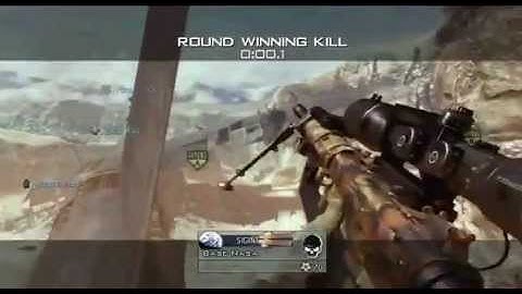 Mw2 Afghan trickshot (AWESOME)
