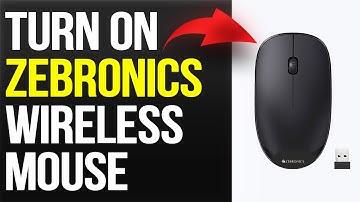 How To Turn On Zebronics Wireless Mouse (How To Switch On And Connect Zebronics Wireless Mouse)