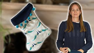 How To Make A Christmas Stocking! | Free Christmas Stocking Pattern