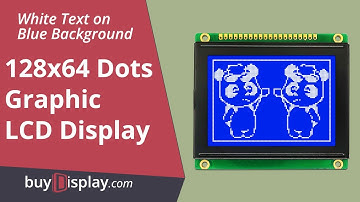 Blue 128x64 SPI Graphic LCD Display Module,Built-in Character ROM