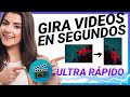 Cómo GIRAR un video RÁPIDO sin renderizar