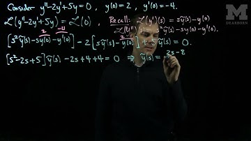Solving Initial Value Problems with the Laplace Transform